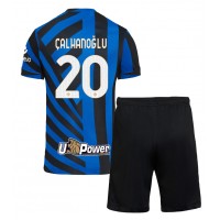 Camiseta Inter Milan Hakan Calhanoglu #20 Primera Equipación Replica 2024-25 para niños mangas cortas (+ Pantalones cortos)